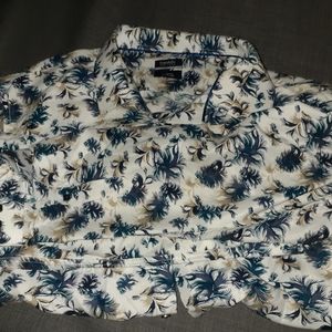 Mens floral button up